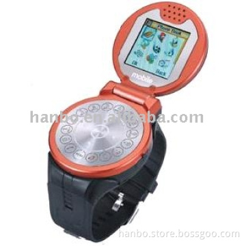 HR-WG104 get CE certification watch gsm cell phone